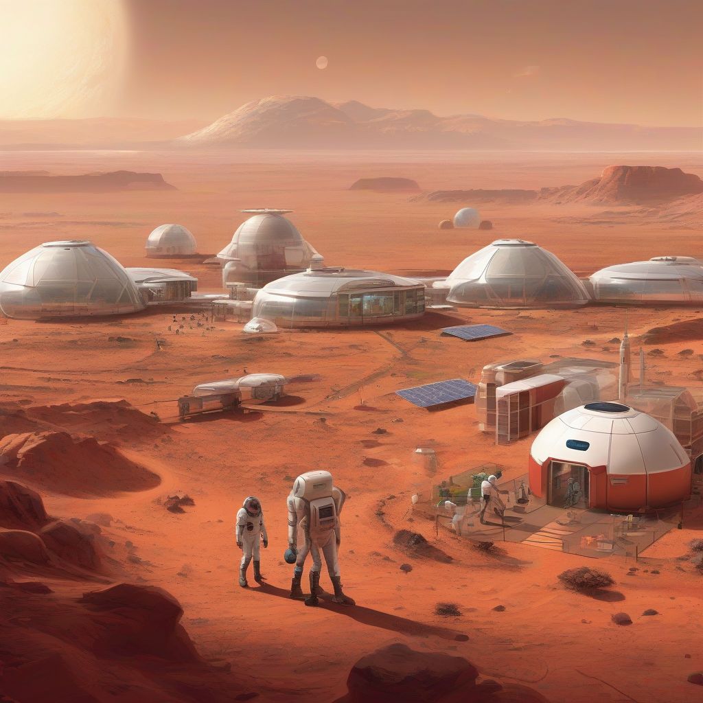 Future Human Settlement on Mars