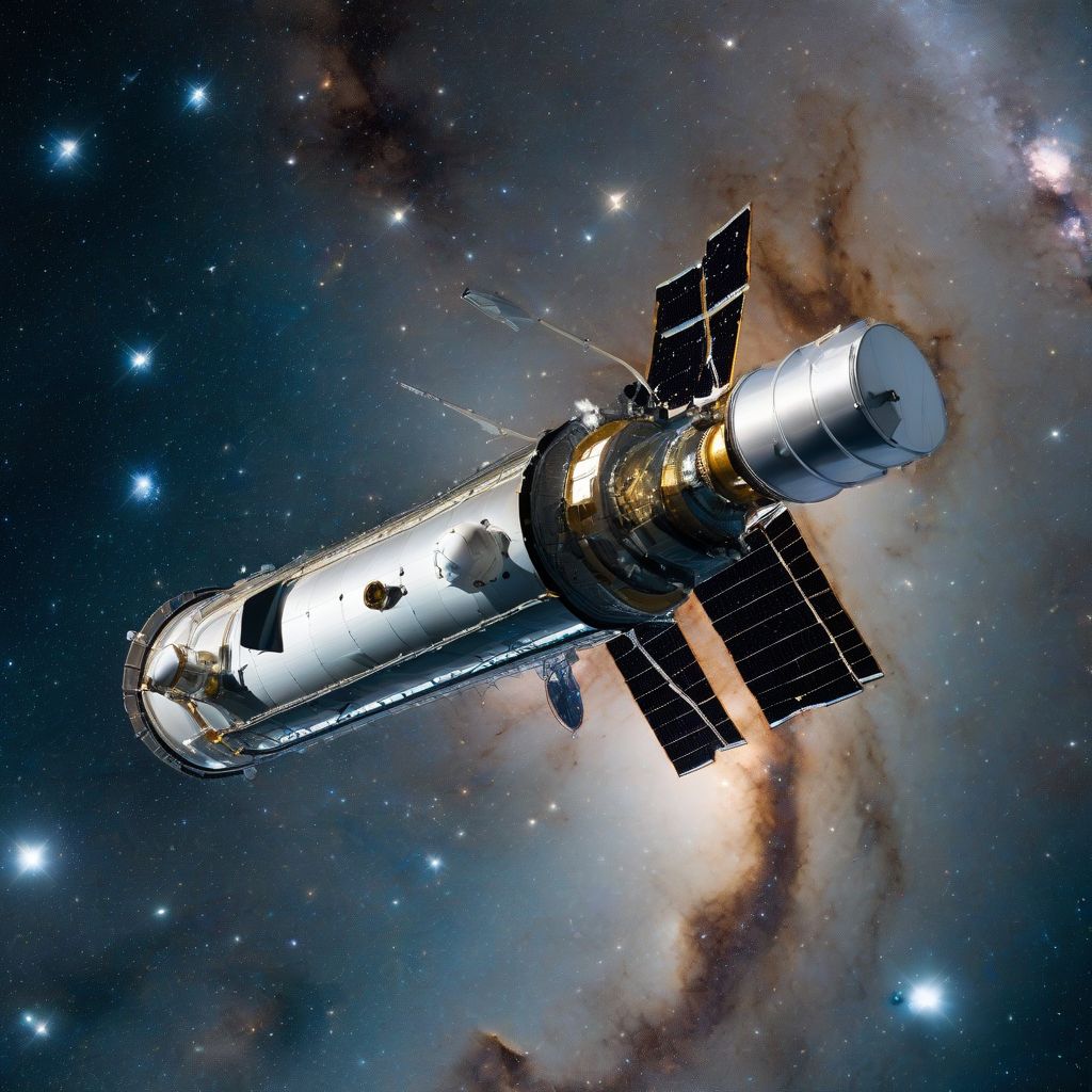 Hubble Space Telescope in Orbit