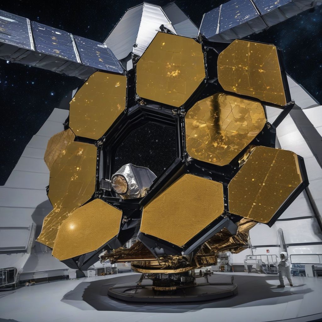 James Webb Space Telescope in Space