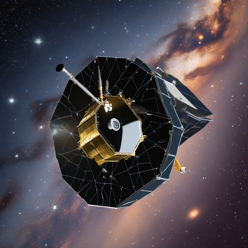 Space Telescope in Earth's Orbit