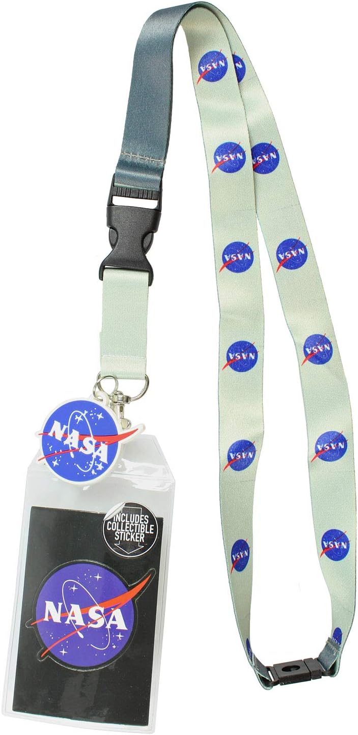 NASA ID Lanyard Badge Holder Classic Logo with 2