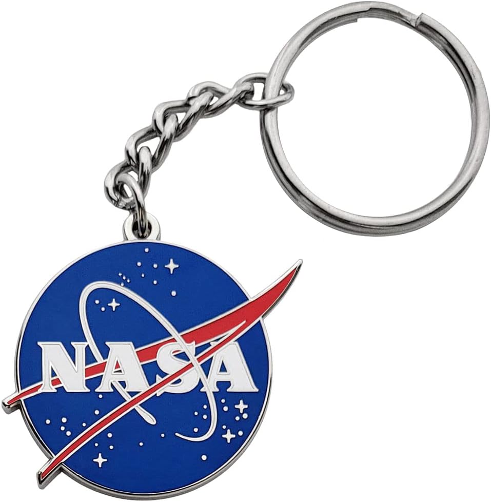 Pinsanity NASA Logo Metal Keychain